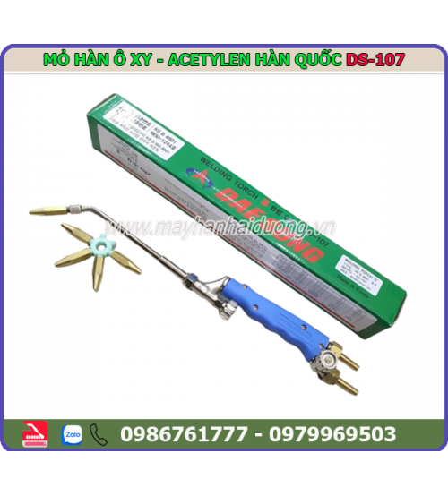 MỎ HÀN Ô XY - ACETYLEN DS107